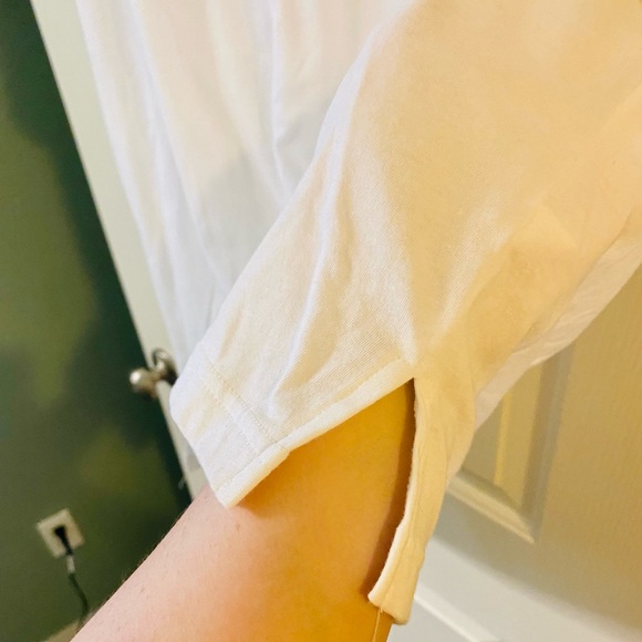 NWOT Victoria's Secret PINK White Campus Signature Tee - Picture 7 of 13